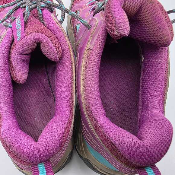Merrell Oakcreek Low Waterproof Kids Size 4 Purple Hiking Shoes Camping Outdoors - Picture 7 of 13